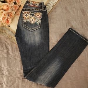 Miss Me signature straight studded sz28 EUC